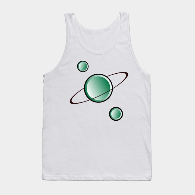 The Green Planet Tank Top by julianlab